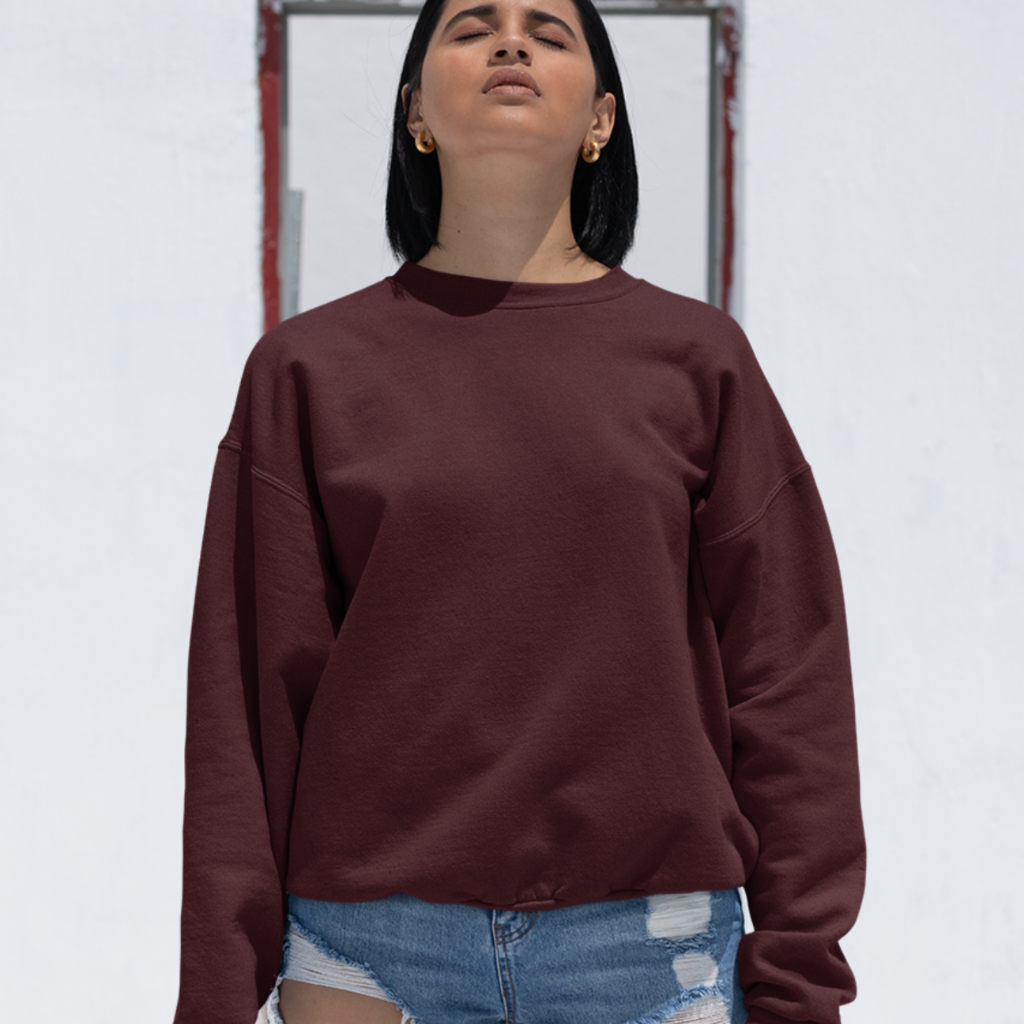 Maroon Unisex Sweatshirt