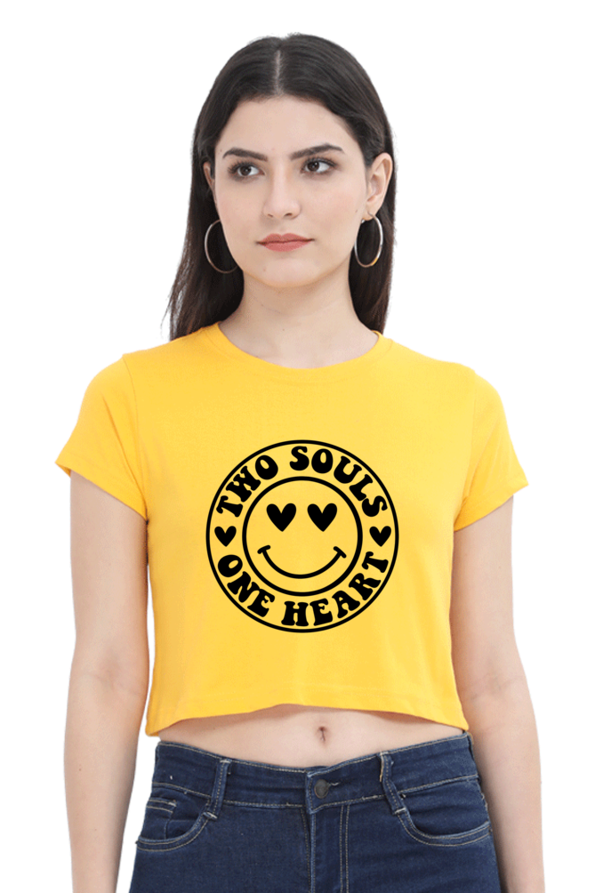 Two soul one heart (Crop top)