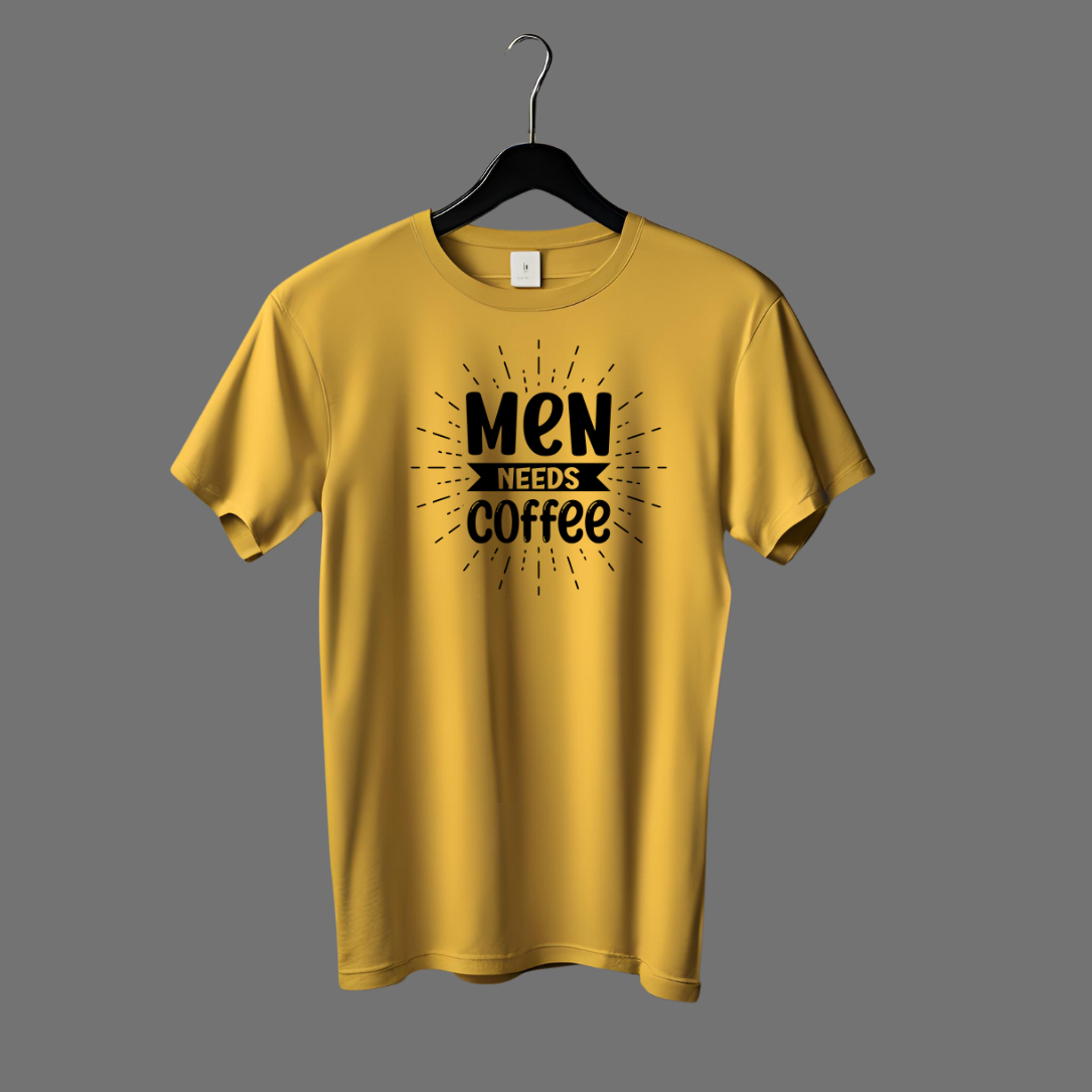 Men need coffee (Oversized)