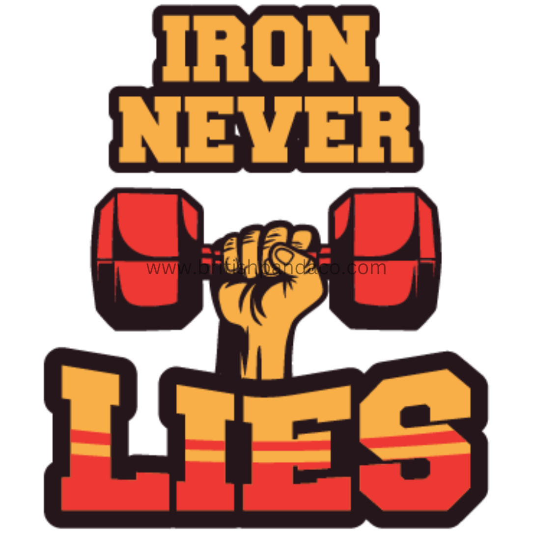 Iron never lies ( Black )