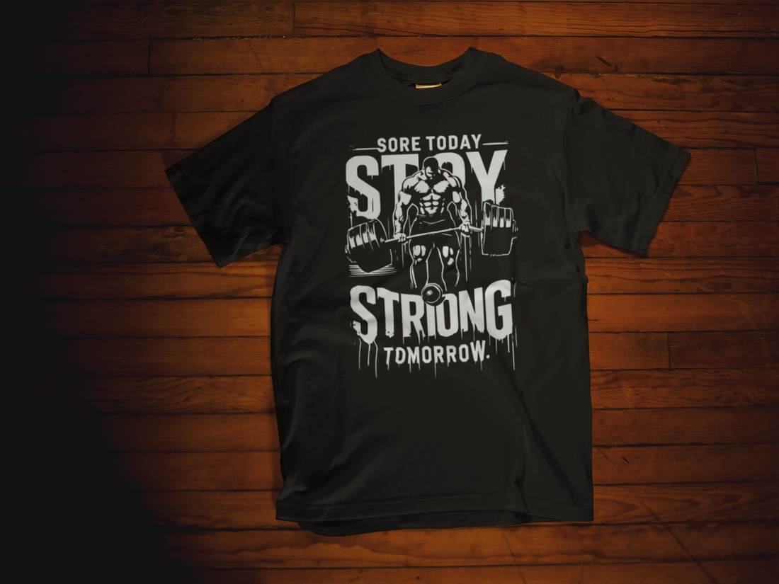 Sore today stay strong tomorrow