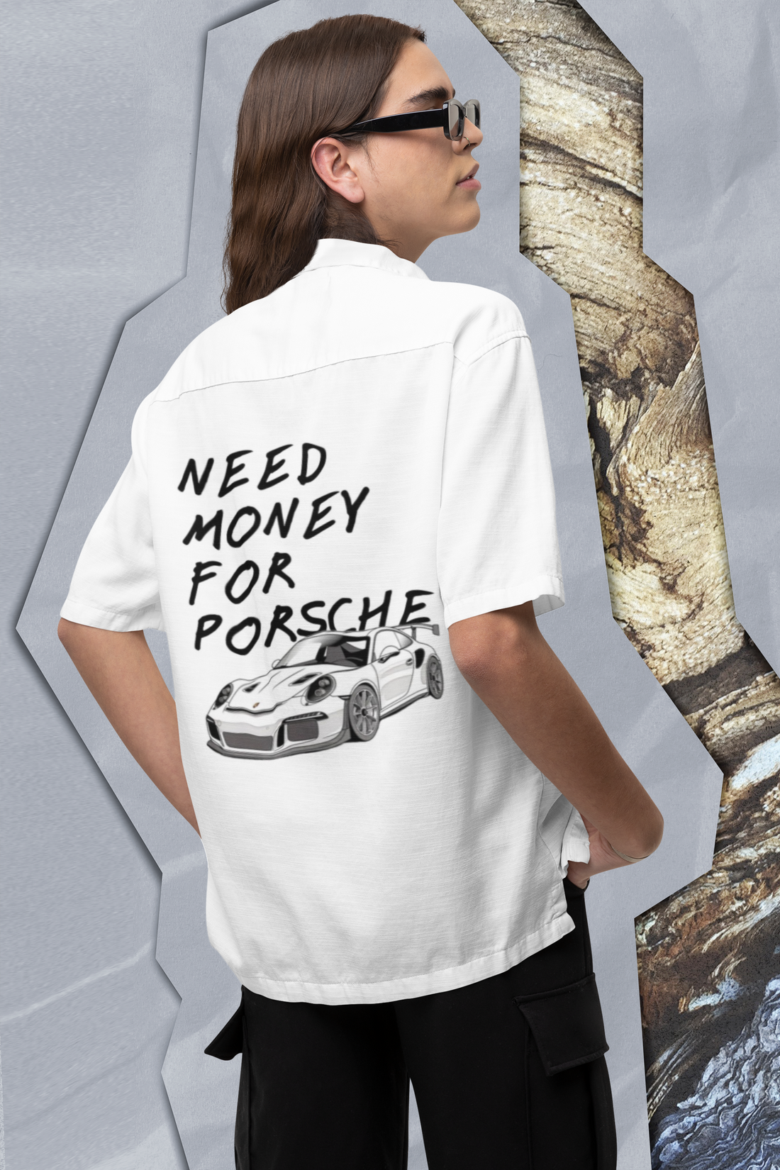 Unisex Oversized Shirt Porche Design