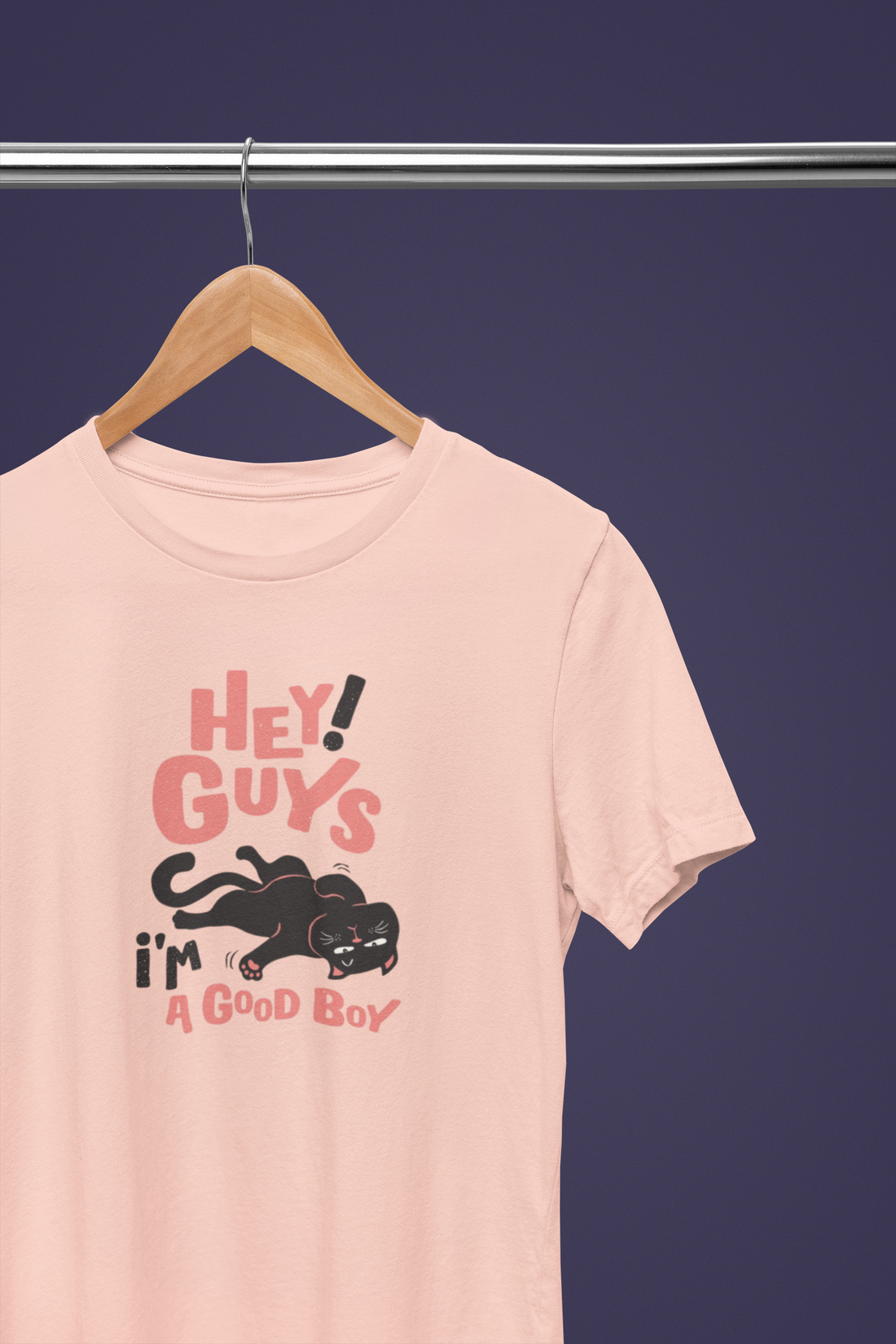 Hey Guyss I'm Good Boy half Sleeve T shirt