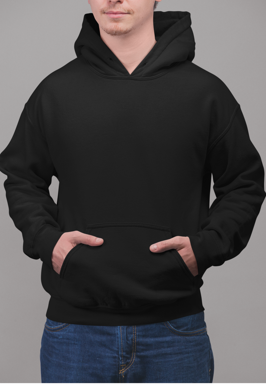 Unisex Hooded SweatShirt (Black)