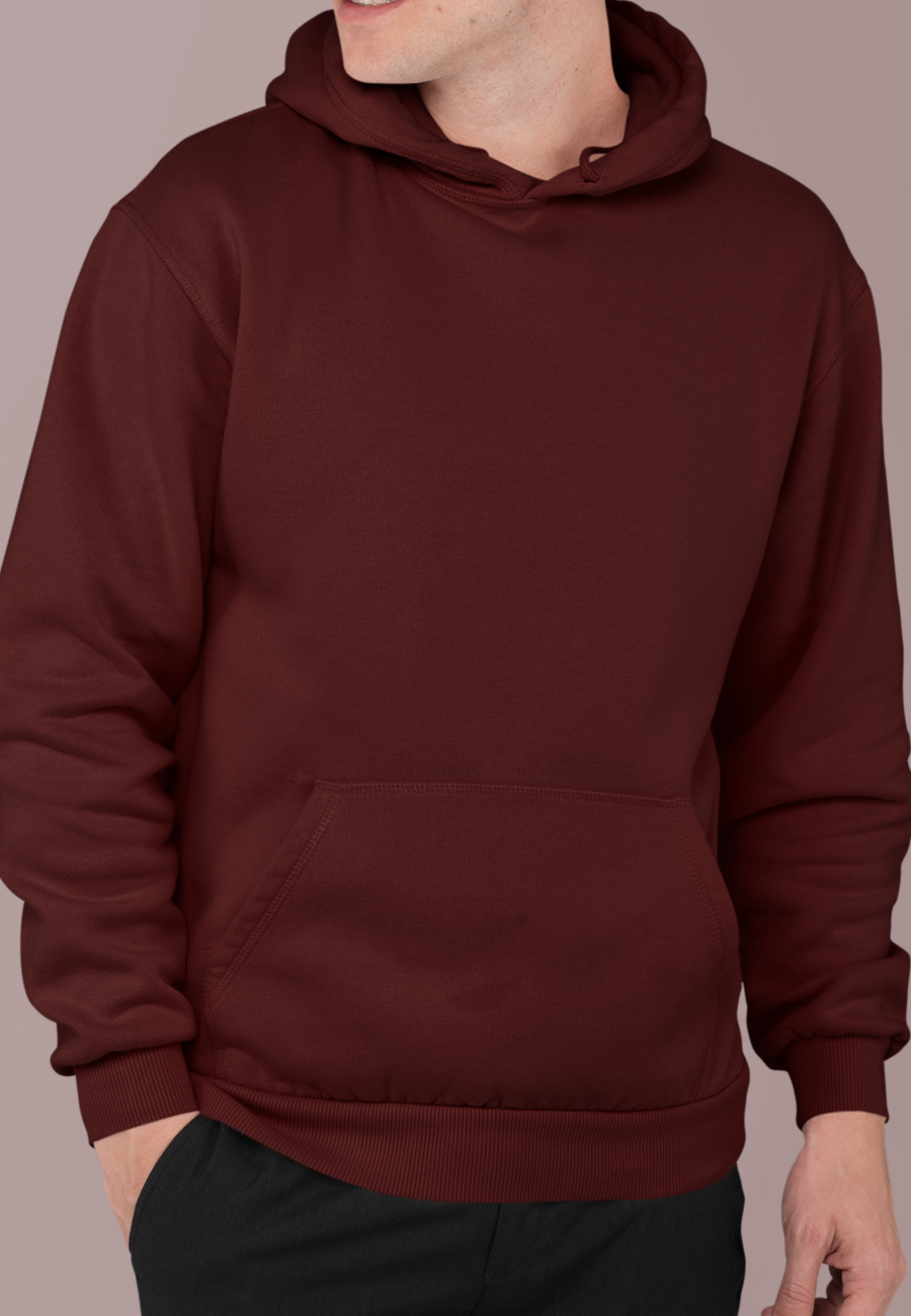 Unisex Hooded SweatShirt (Maroon)