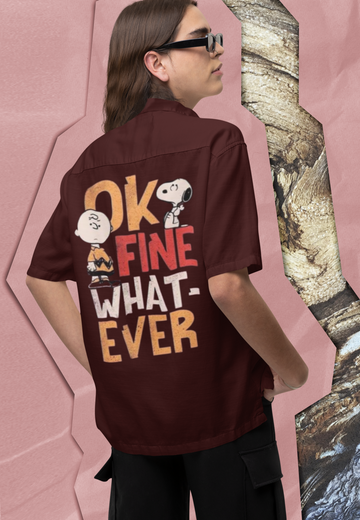 Funky oversized shirt (Unisex) Front and Back Printed